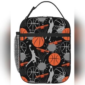 Basketball Themed Lunch Bag